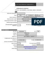 Formulario - Cadastro - RESTAURANTES, BARES, CAFETERIAS E SIMILARES