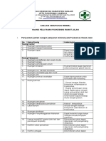 2.1.3 Analisis Kebutuhan Minimal Ruang Pelayanan Puskesmas Rawat Jalan