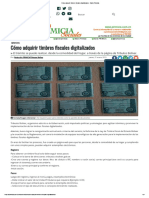 Cómo Adquirir Timbres Fiscales Digitalizados - Diario Primicia