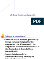 Hedging Foreign Exchange Risk