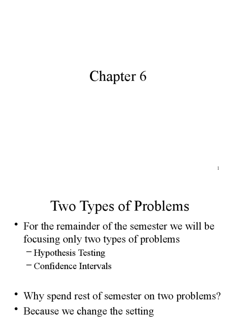 CH 06 Updatedround 2 | PDF | Statistical Hypothesis Testing | P Value