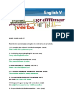 U4 - Homework 2 - Speaking Grammar. - DANIELA VELEZ