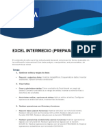 Excel Intermerdio Contenidos