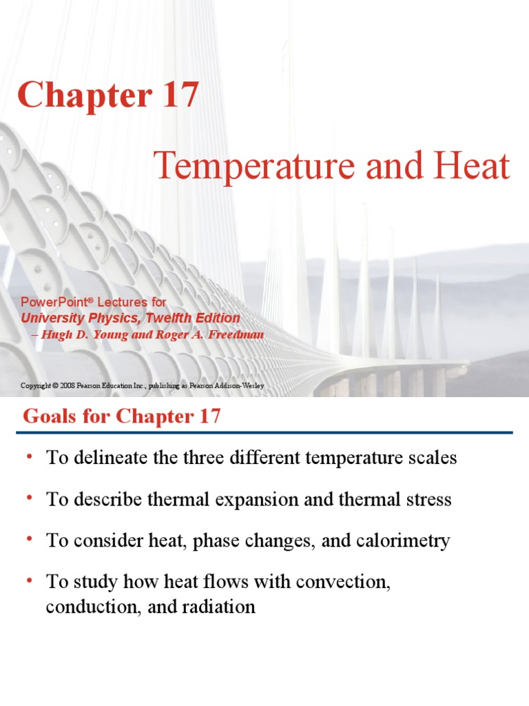 Temperature and Heat: Powerpoint Lectures For | PDF | Temperature ...