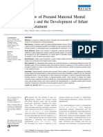 2017-Review of Prenatal Maternal Mental Health and The Development of Infant Temperament