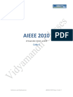 Vidyamandir AIEEE 2010 Solutions