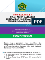 Sosialisasi UAMBN 2019-2020