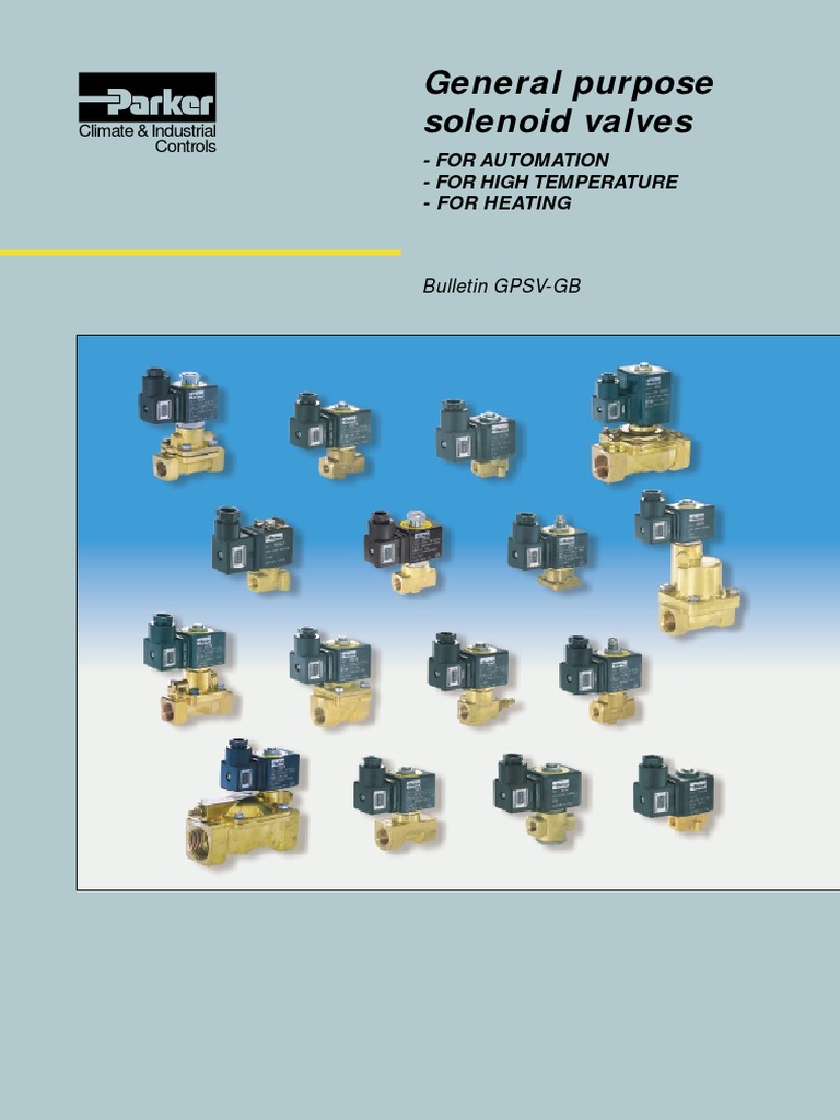 Catalogo Parker Scem PDF PDF Pipe (Fluid Conveyance) Valve
