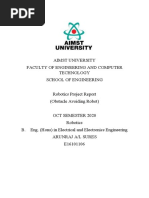 Project Report On Obstacle Avoiding Robot