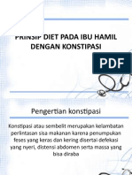 Prinsip Diet Pada Ibu Hamil Dengan Konstipasi