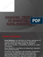 Changing Trends of Marketing in Rural Marketing