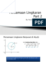 Persamaan Lingkaran Part 2