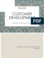 Customer Development: Dalhia Mani, Entrepreneurship Area, IIMB