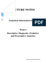 Lecture Notes: Analytical Information System