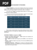 Relational Database Management System (RDBMS)