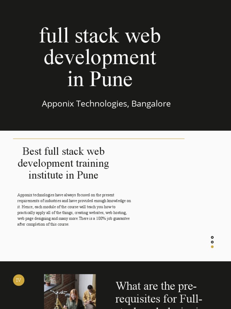 Full Stack Web Development Pune | PDF | Business | Computers