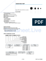 Datasheet - Live: Metal Oxide Varistors TNR