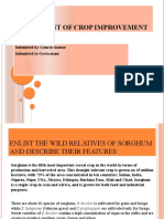 Assignment of Crop Improvement Assignment of Crop Improvement