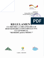 Regulament TVC CAHUL