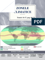 Temele 16-17. Zonele climatice