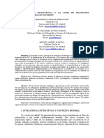 La Inteligencia Estrategica y La Toma de Decisiones Publicas y Privadas Por La Internet (1)