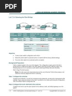 Lab 7.2.4 Selecting The Root Bridge: Objective