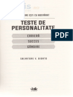 Teste de personalitate Cariera, succes, gandire