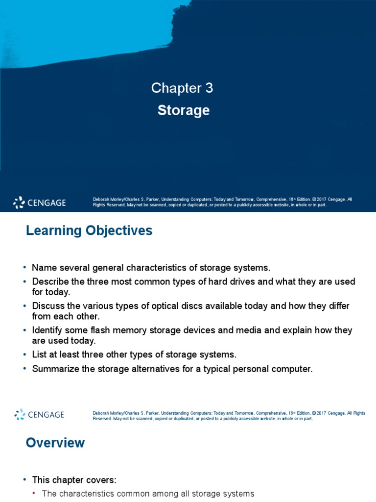 Ch3 Storage IntroCom | PDF | Blu Ray | Hard Disk Drive