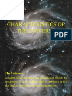 Characteristics of The Universe