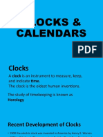 Clocks and Calendars