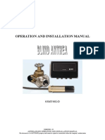 Blind Anthea Operation and Installation Manual
