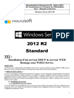 TP2 Server2016 DHCP+Routage