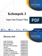 Kelompok 3 - Ekspor Dan Impor Obat