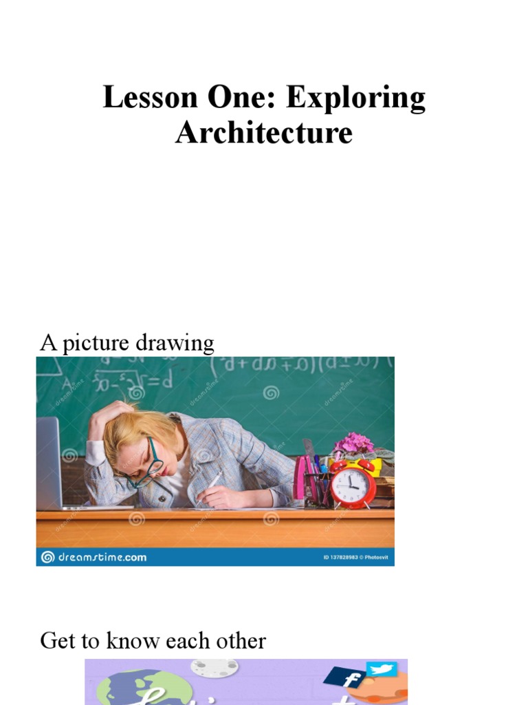 Lesson One: Exploring Architecture | PDF | Architect | Design