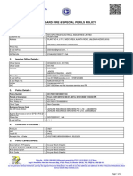 Standard Fire & Special Perils Policy: 1. Insured's Details