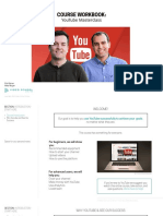 Course Workbook:: Youtube Masterclass