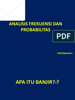 Analisis Frekuensi dan Probabilitas Lampung