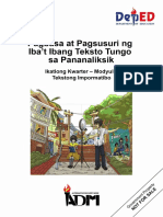Signed Off - Pagbabasa at Pagsusuri11 - q1 - m1 - Tekstong Impormatibo - v3
