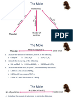 Worksheet - The Mole