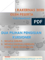 Kuesioner Evaluasi Rakernas 1