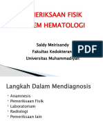 Pemeriksaan Fisik Sistem Hematologi