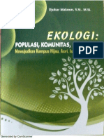 Ekologi Populasi, Komunitas & Ekosistem
