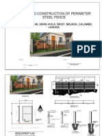 Proposed Construction of Perimeter Steel Fence: Lot 9, Block 48, Gran Avila, Brgy. Majada, Calamba, Laguna
