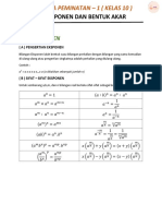 Matematika Peminatan - 1 (Kelas 10)