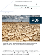 2018 (LA TERCERA) TRES CONSECUENCIAS DEL CAMBIO CLIMÁTICO QUE YA SE SIENTEN EN CHILE