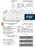 Recibo Impuesto Predial Piedecuesta