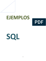 Ejemplos SQL