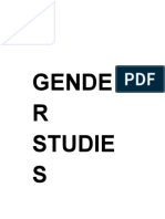 Gender Studies by Amanullah Gondal - NOA Book