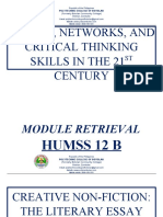 HUMSS 12 B Modules from Polytechnic College of Botolan