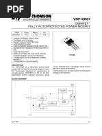 VNP10N07: "Omnifet": Fully Autoprotected Power Mosfet